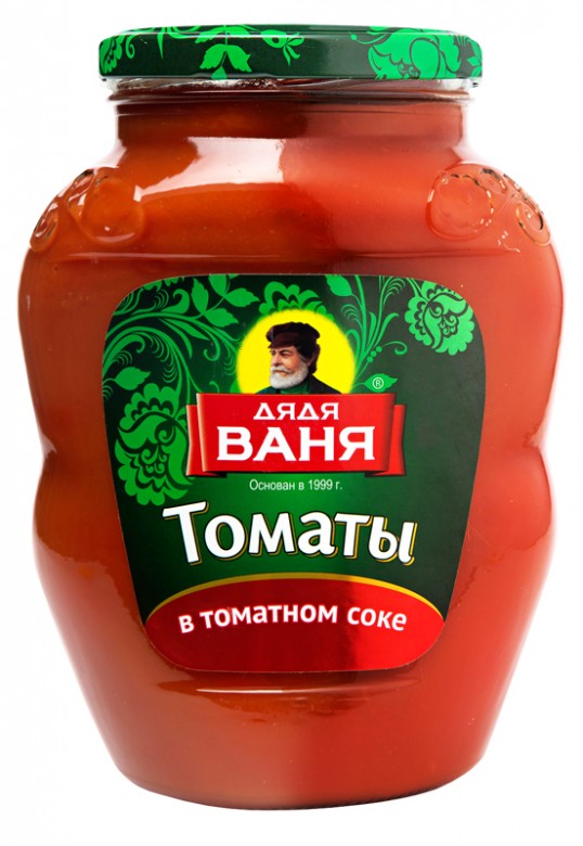 Томаты в томатном соке 1800 г
