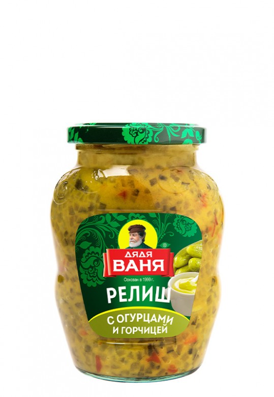 Релиш с огурцами и горчицей 350 г