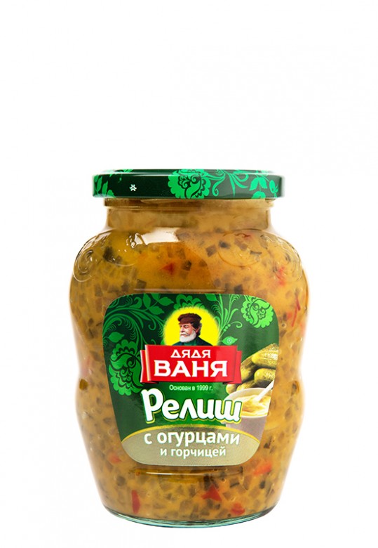 Релиш с огурцами и горчицей 350 г