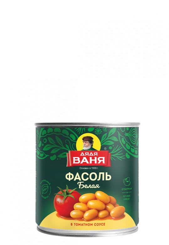 Фасоль белая в томатном соусе 400 г