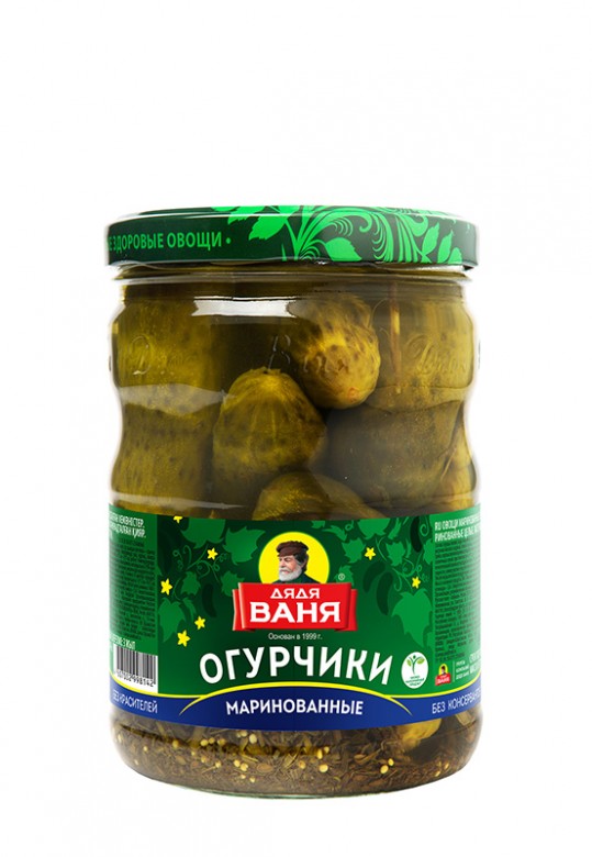 Огурчики маринованные 950 г