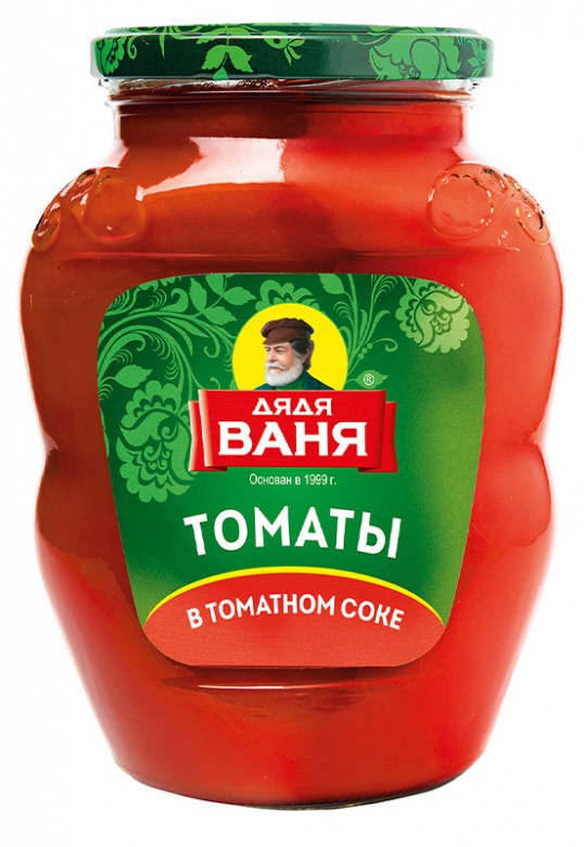 Томаты в томатном соке 1800 г