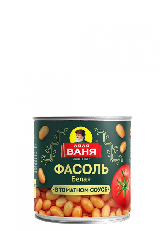 Фасоль белая в томатном соусе 400 г