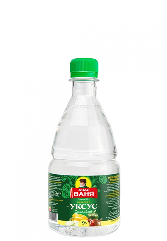 Уксус столовый 9% 0.5 л