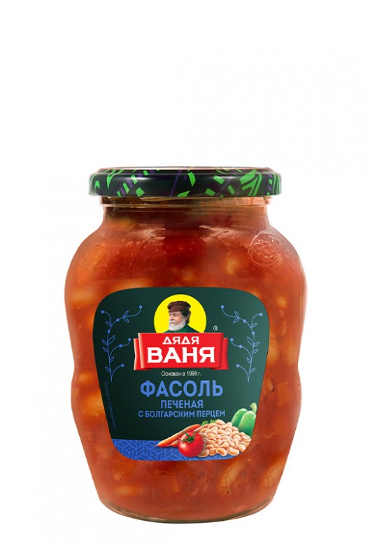 Фасоль печеная с болгарским перцем 370 г