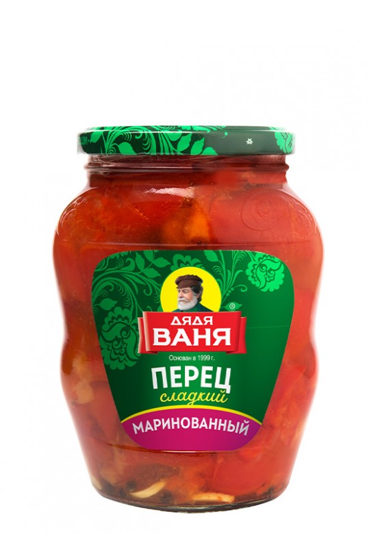 Перец сладкий маринованный резаный 680 г