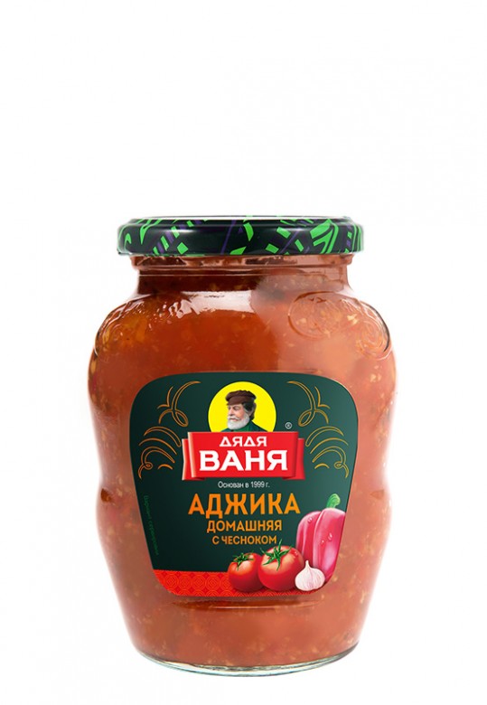 Аджика домашняя с чесноком 460 г