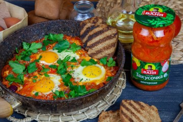 Шакшука с закусочкой "Венгерская" по рецепту от Дяди Вани