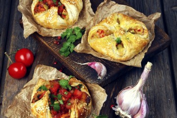 Слойки с овощами "по-балкански"