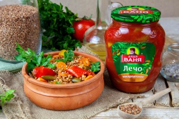 Гречка с лечо по рецепту от Дяди Вани