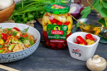 Фунчоза с овощами по рецепту от Дяди Вани