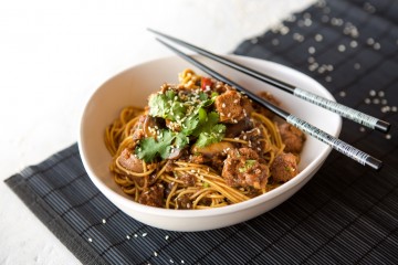 Лапша WOK с тофу по рецепту от Дяди Вани
